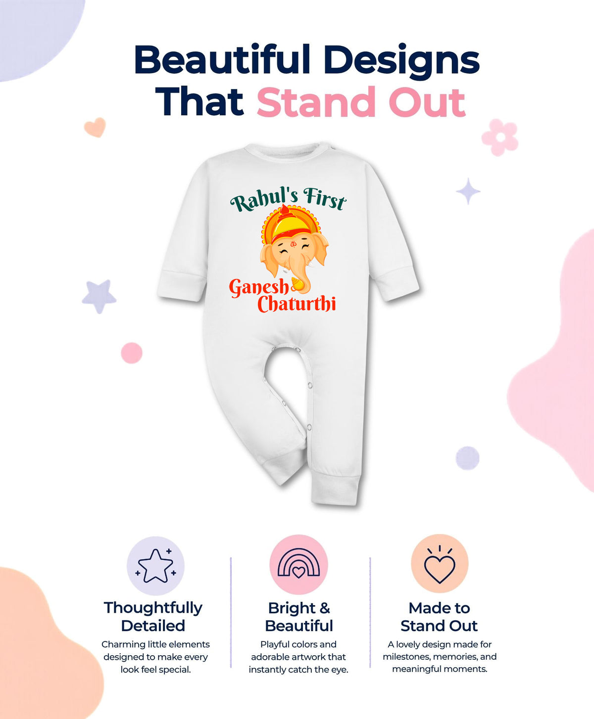 Yes | My First Ganesh Chaturthi - Jumpsuit