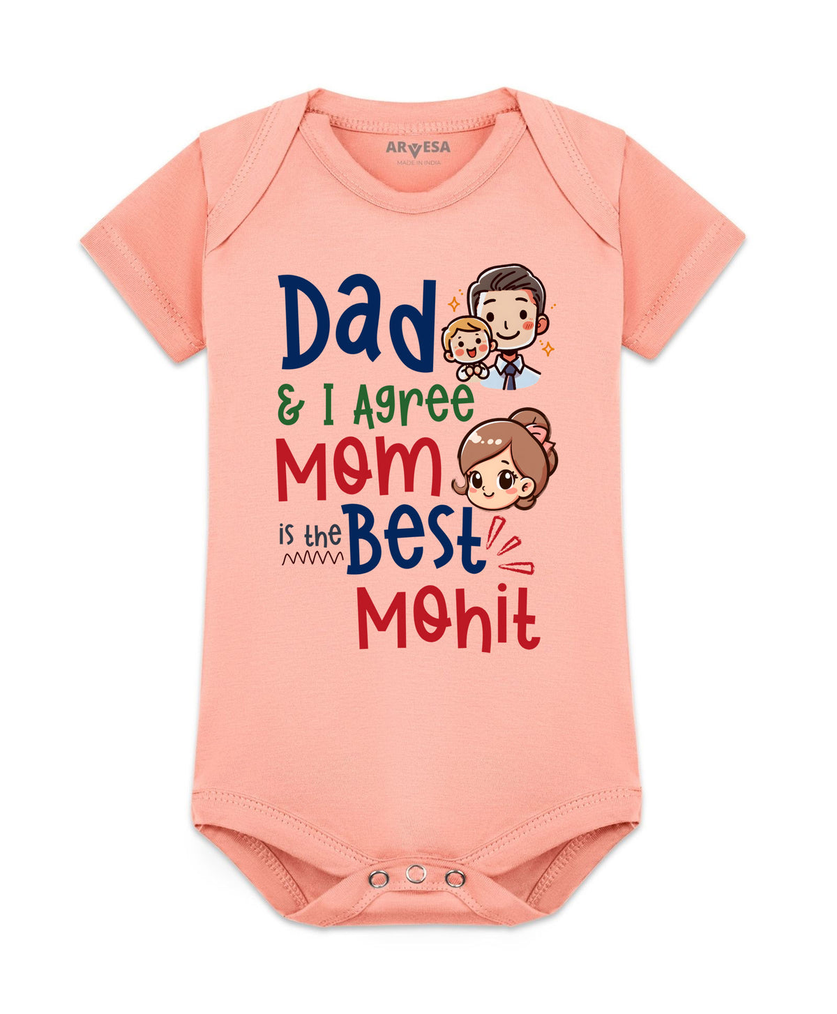 Yes | Daddy & I Agree Mommy Is Best - Romper