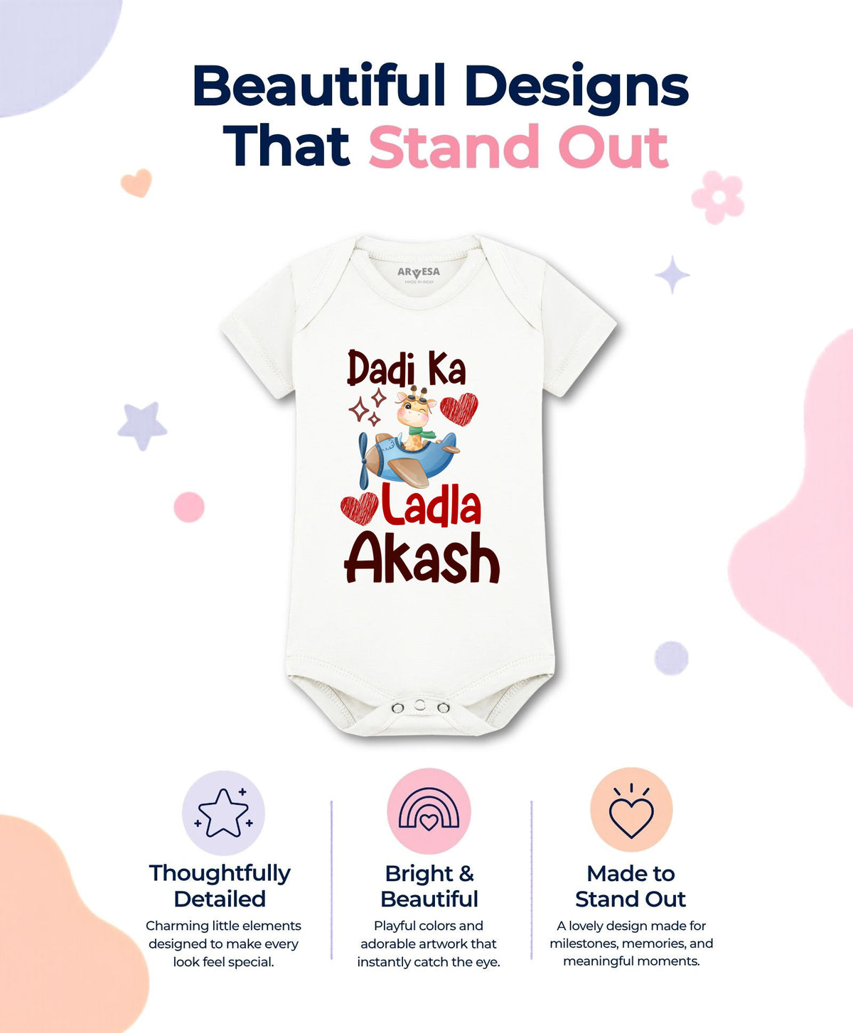 Yes | Dadi Ka Ladla Dada Dadi - Romper