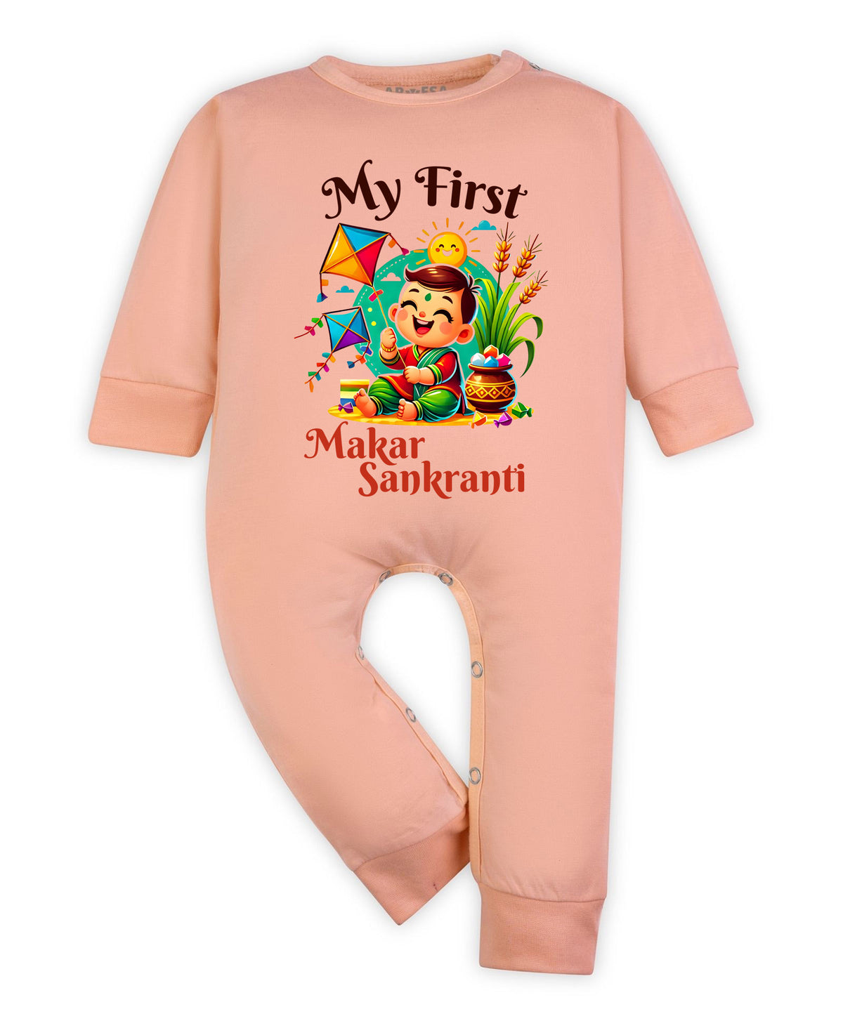 No | My First Makar sankranti - Jumpsuit