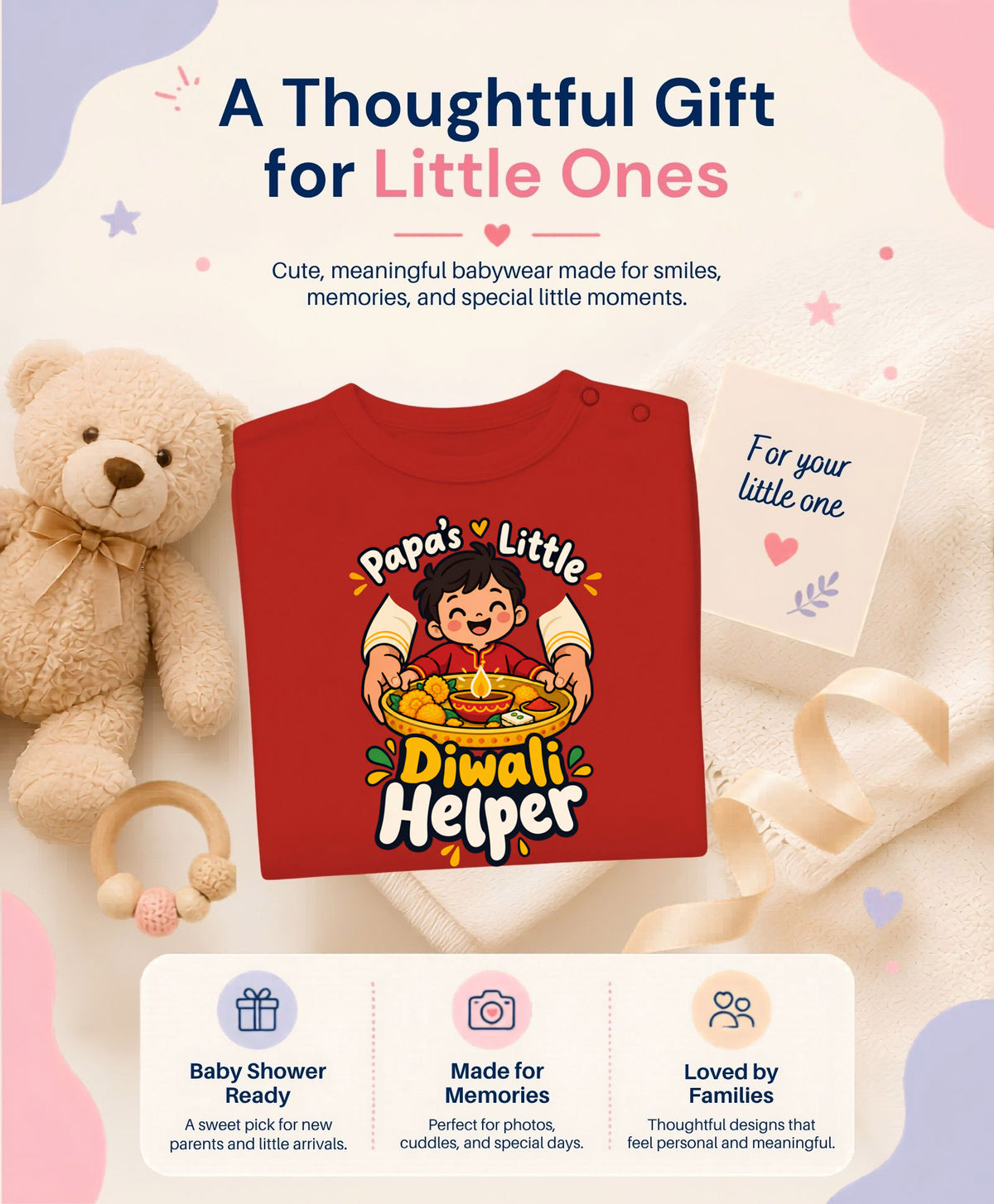 Papa's Little Diwali Helper - Jumpsuit
