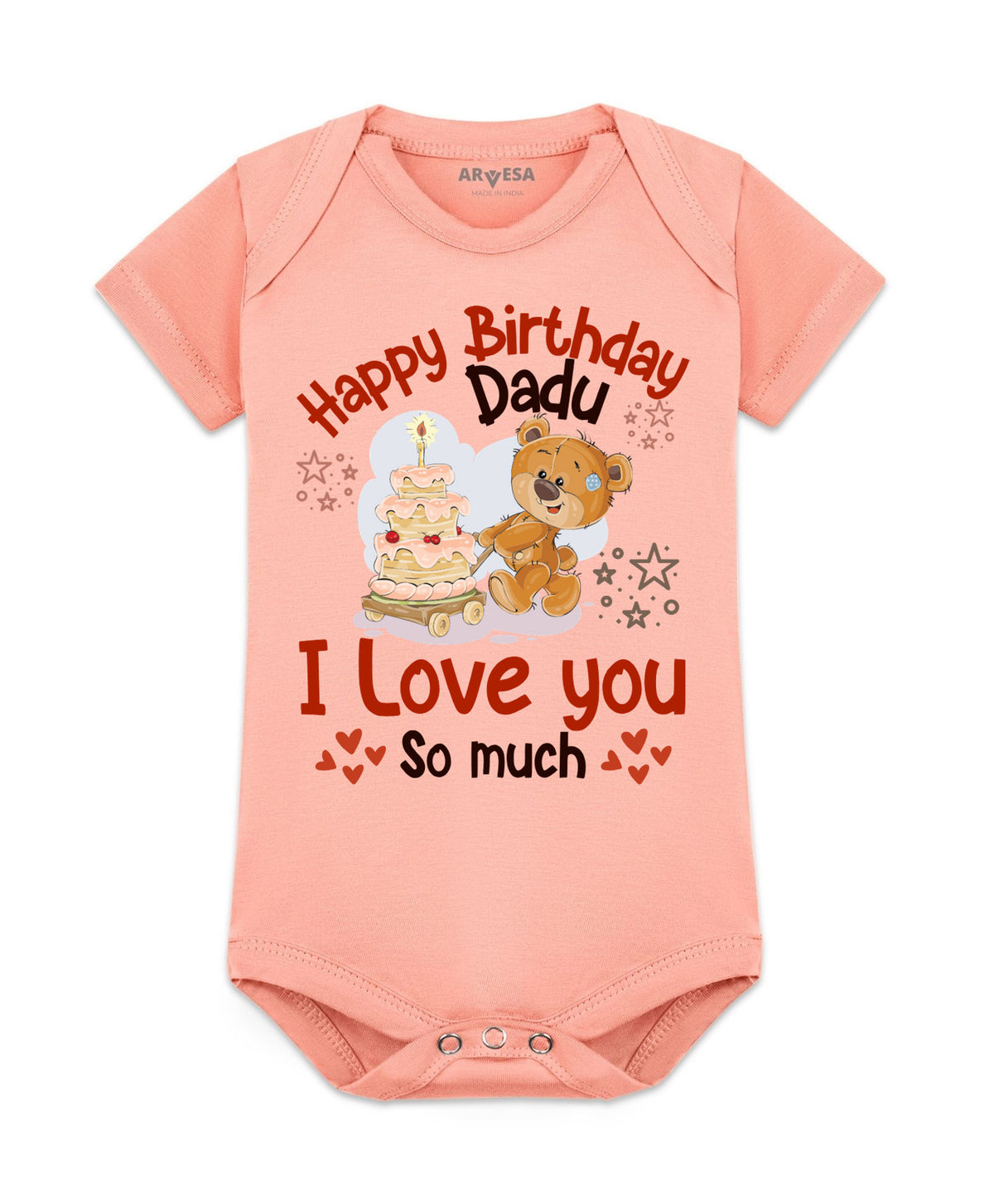 No | Happy Birthday Dadu Family Birthday - Romper