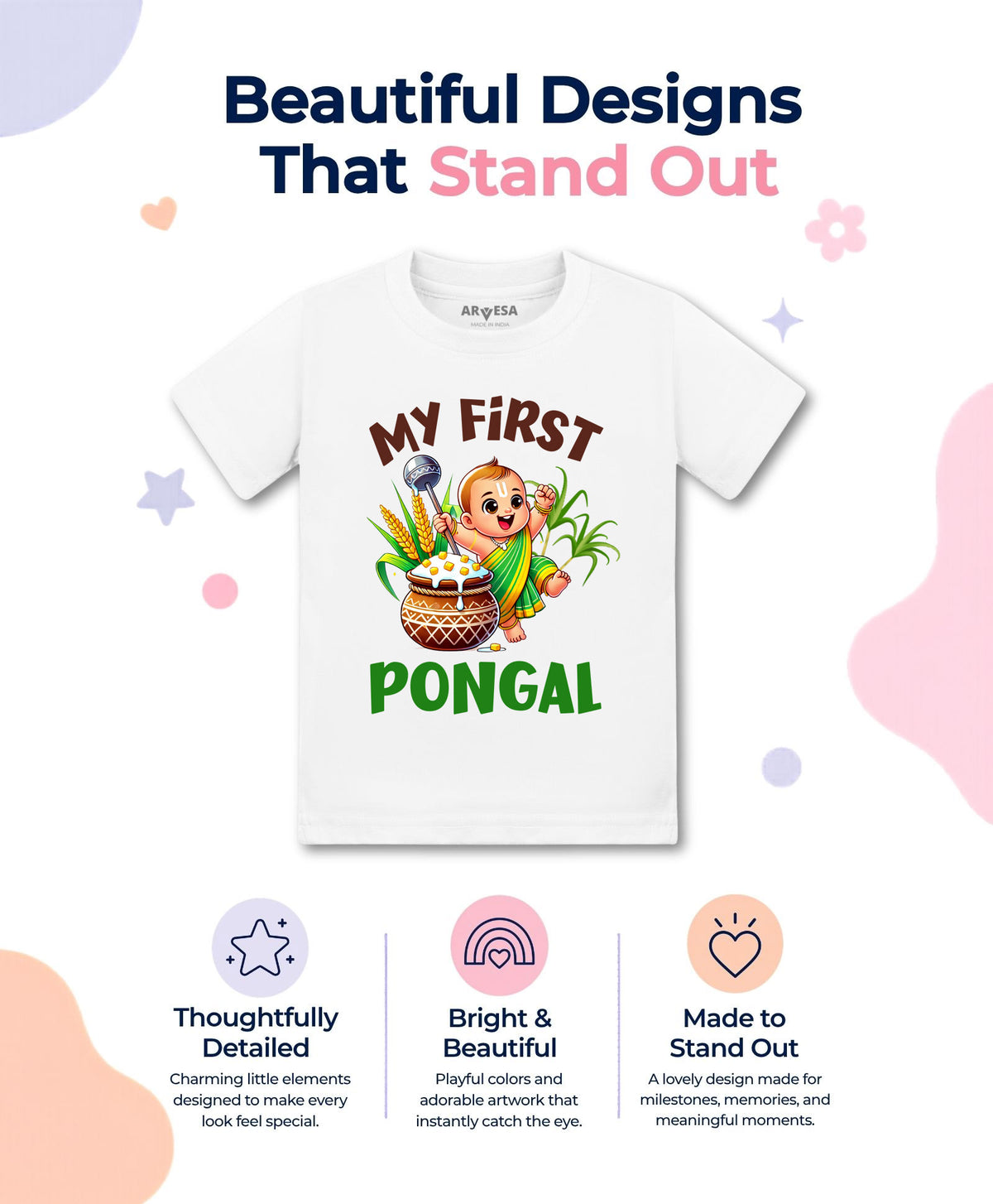 No | My First Pongal - T-shirt
