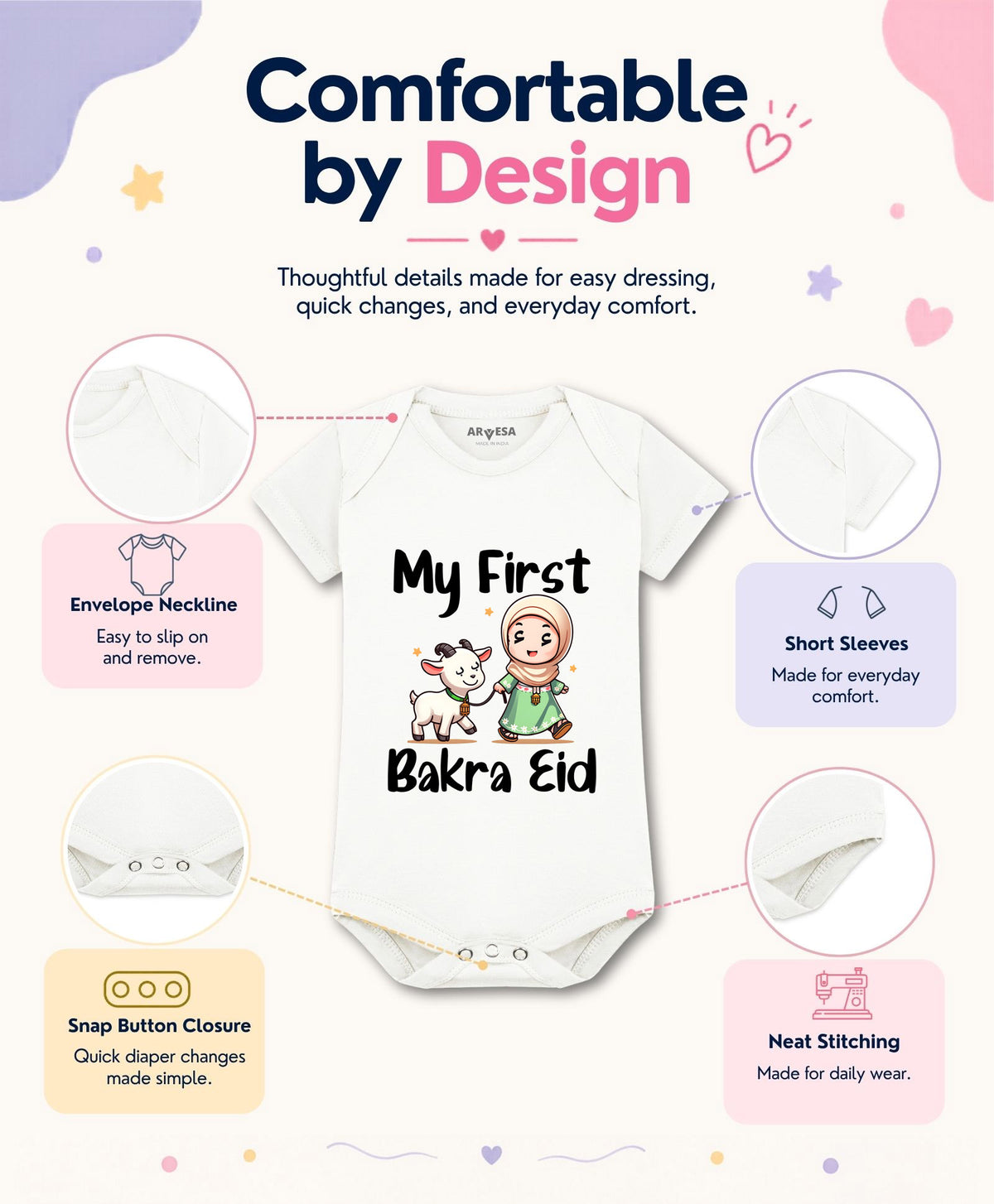No | My First Eid - Romper