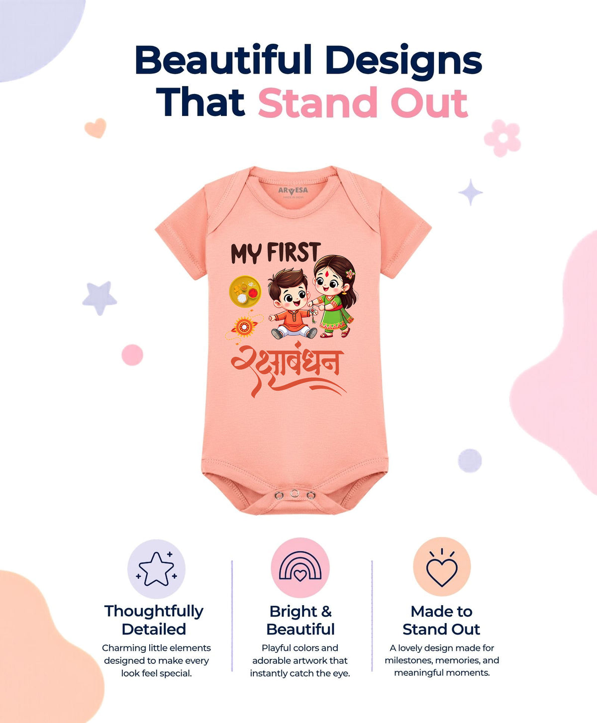 No | My First Rakhi - Romper