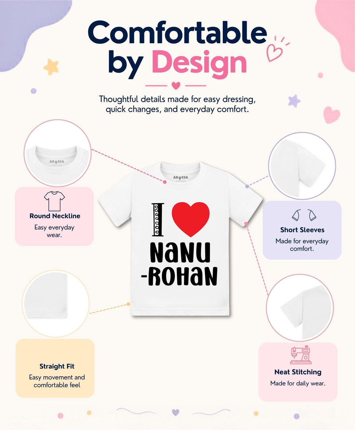 Yes | I Love Nanu Nana Nani - T-shirt