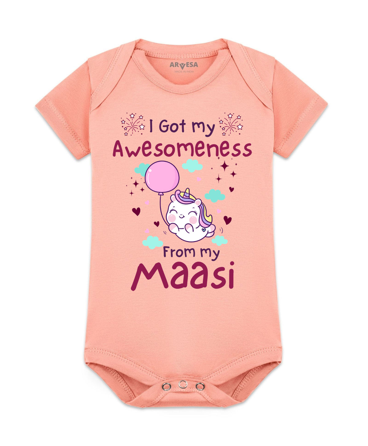 No | I Got Awesomeness From Maasi - Romper