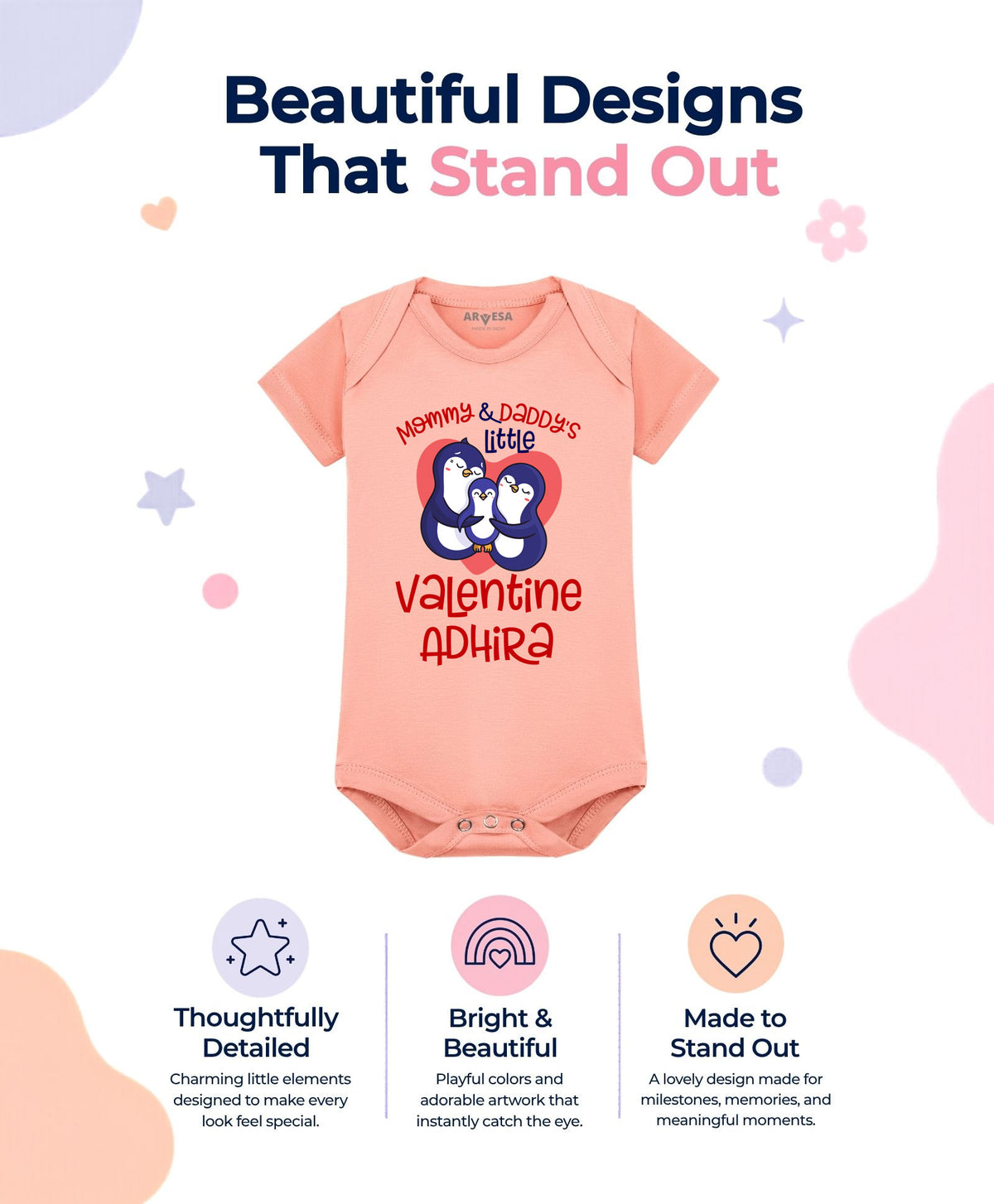Yes | Mommy And Daddy Little Valentine - Romper