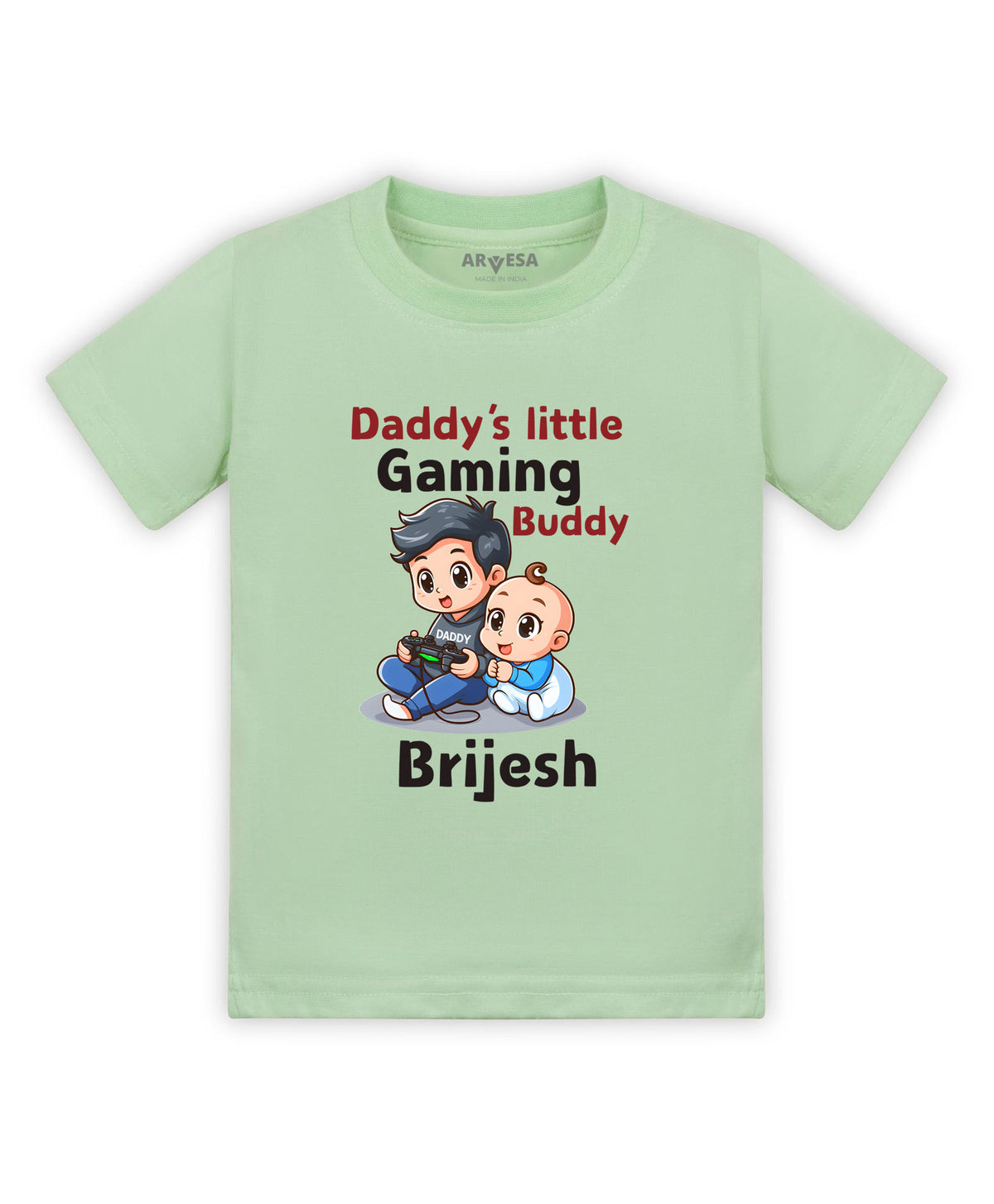 Yes | Daddy Little Gaming Buddy - T-shirt
