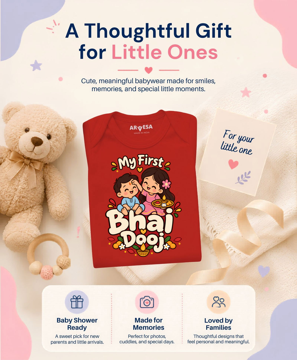 No | My First Bhaidooj Diwali - Romper