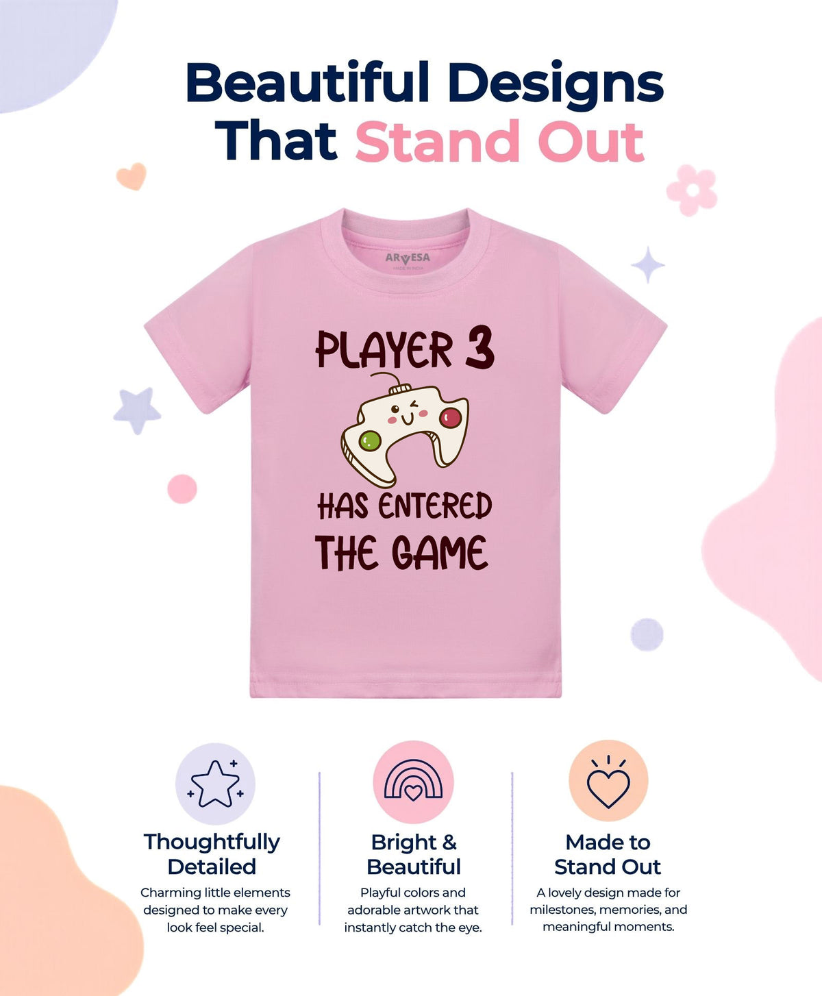 No | Player 3 Entered The Game Quirky - T-shirt