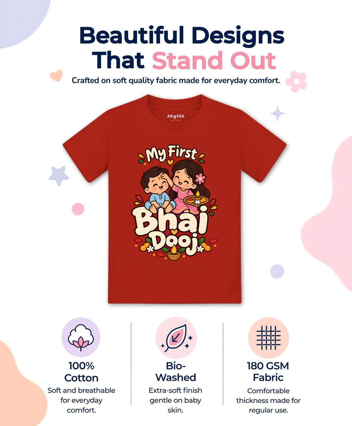 No | My First Bhaidooj Diwali - T-shirt