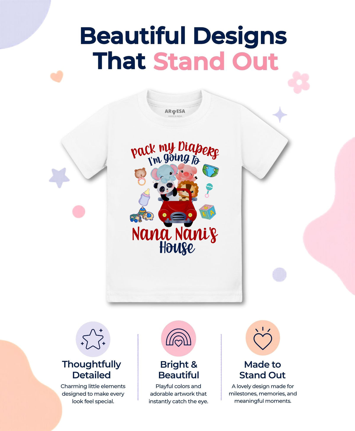 No | I Am Going To Nana Nani House - T-shirt