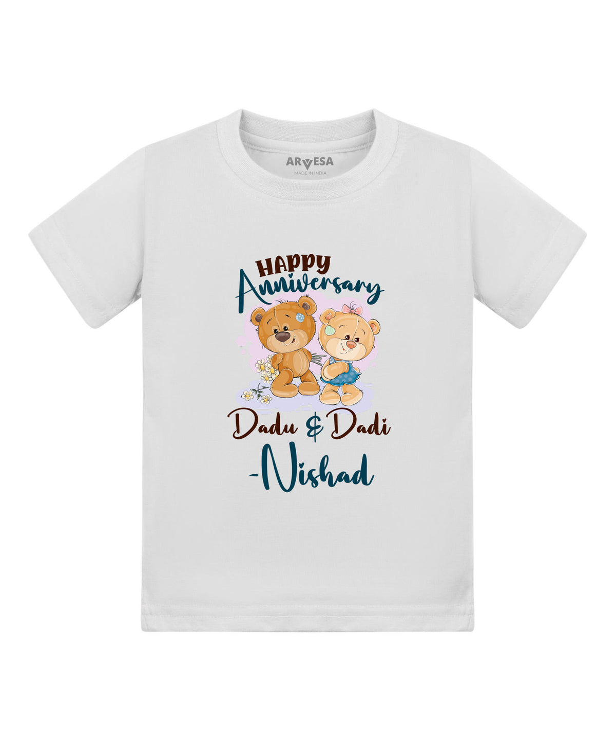Yes | Happy Anniversay Dadu & Dadi Family Anniversary - T-shirt