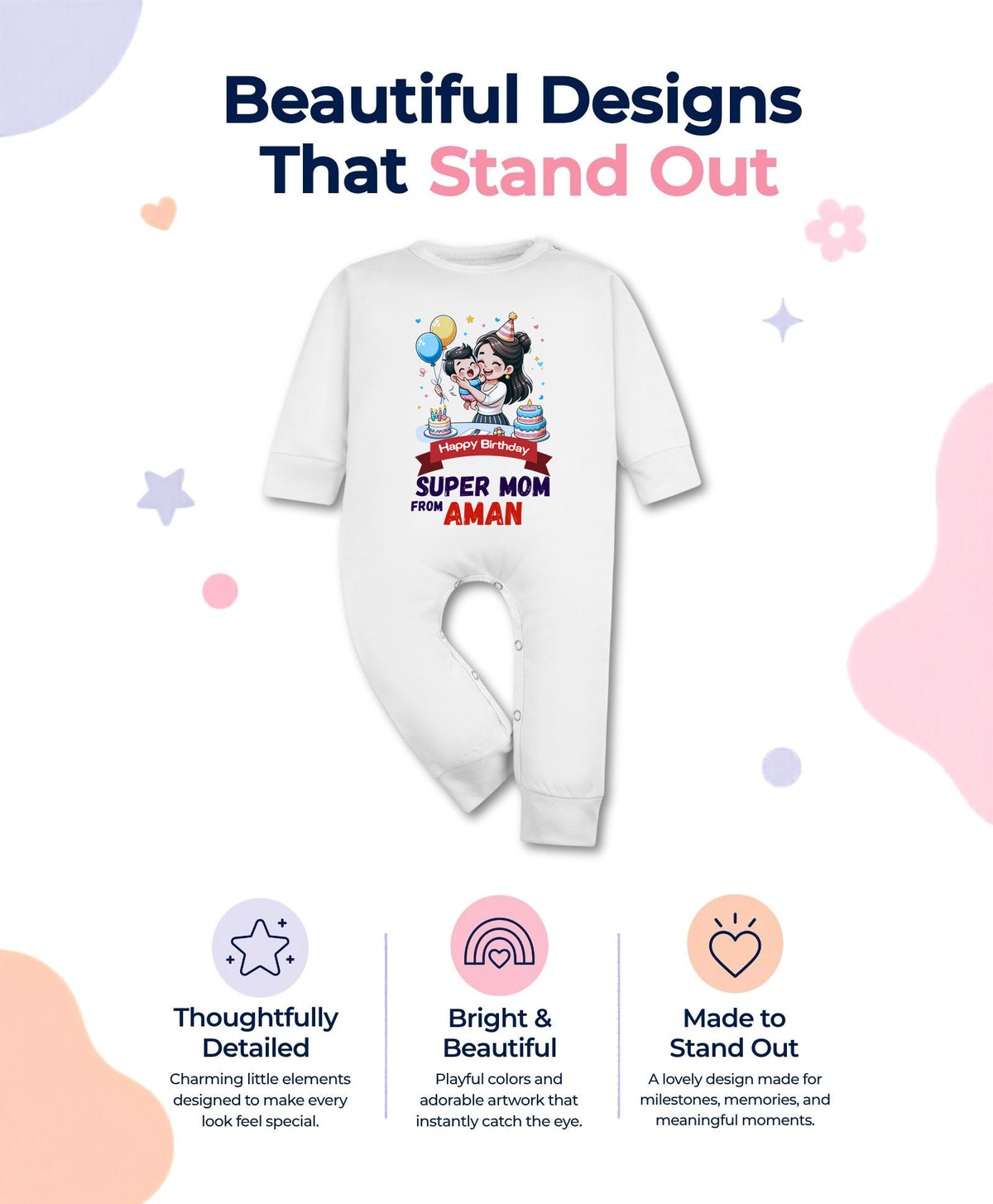 Yes | Happy Birthday Super Mom Mom Birthday - Jumpsuit