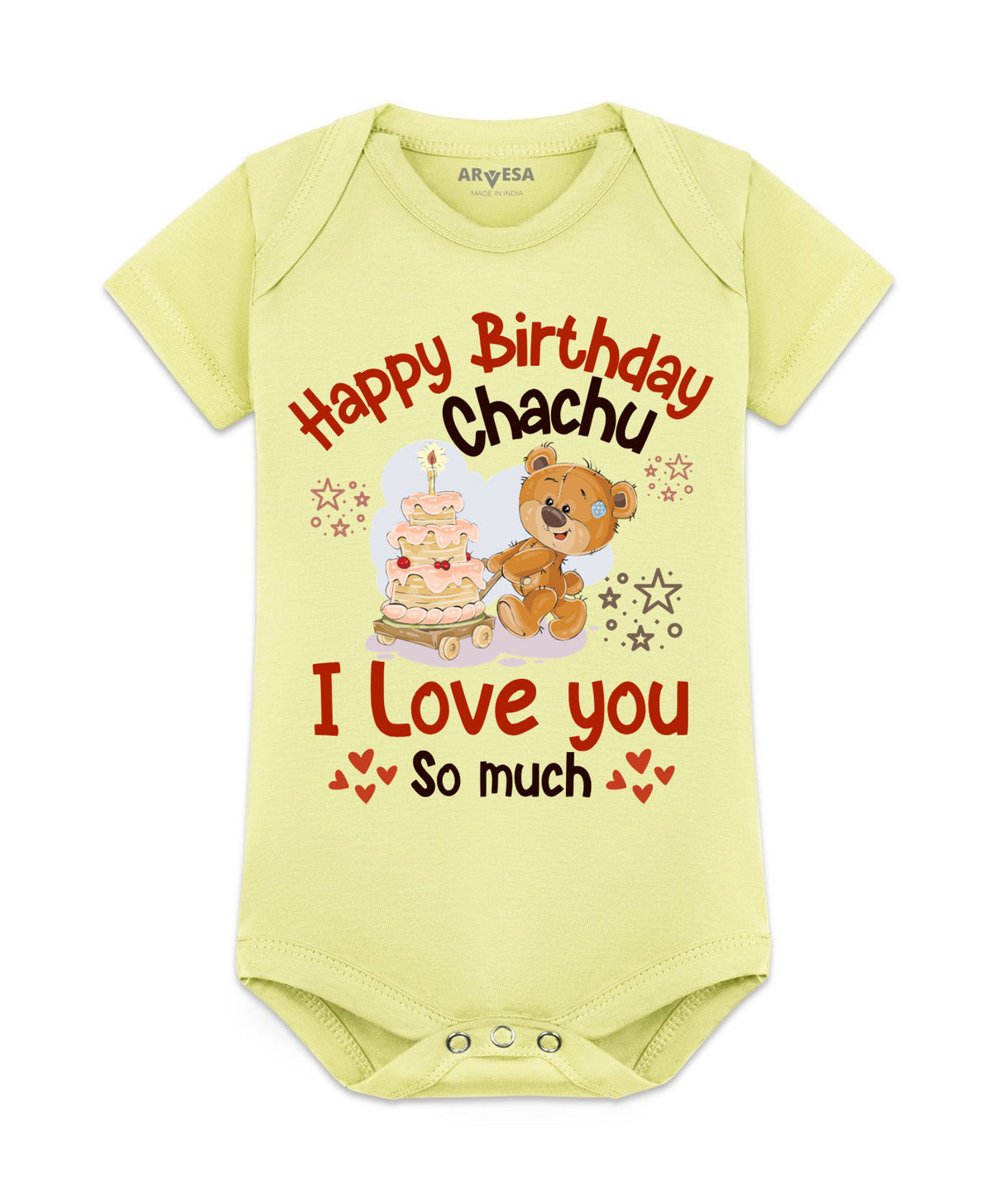 No | Happy Birthday Chachu Family Birthday - Romper