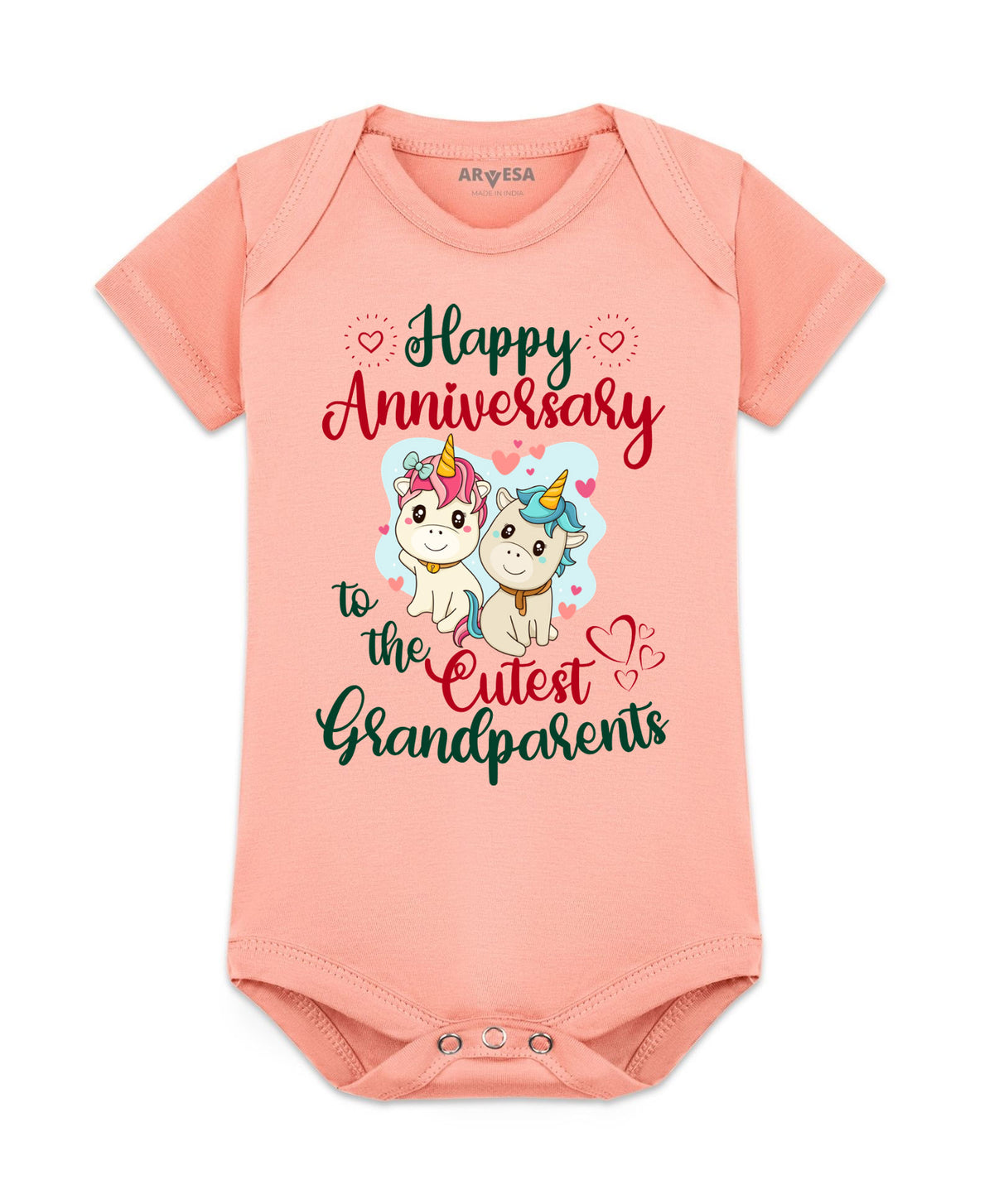 No | Happy Anniversay GrandParents Family Anniversary - Romper