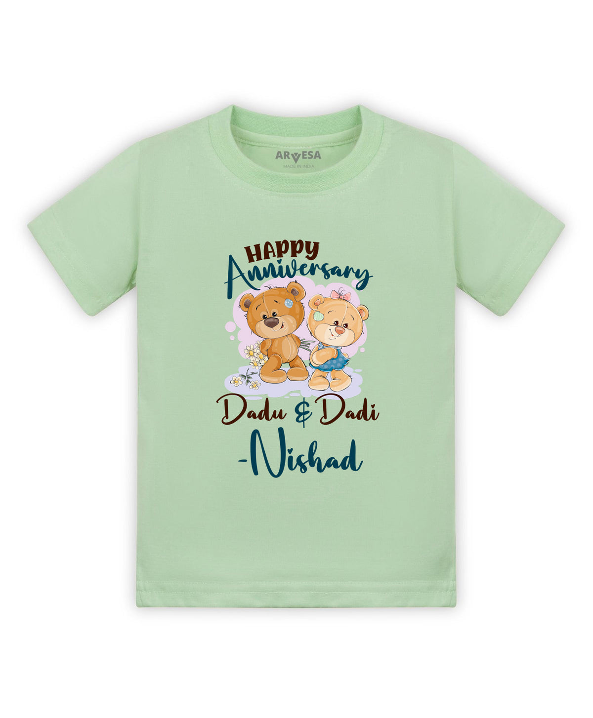 Yes | Happy Anniversay Dadu & Dadi Family Anniversary - T-shirt