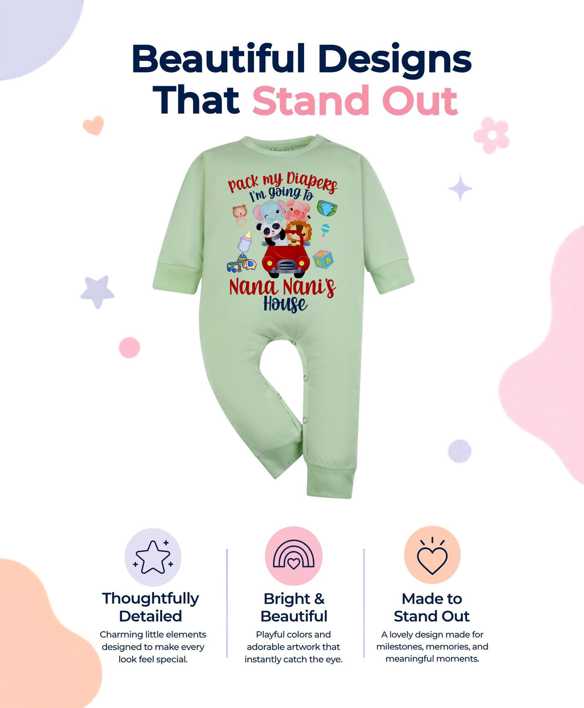 No | I Am Going To Nana Nani House - Jumpsuit
