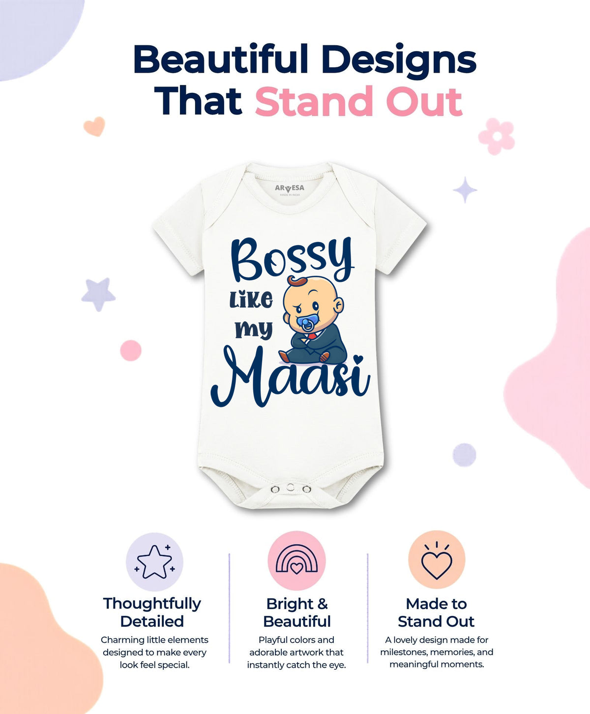 No | Bossy Like My Maasi - Romper