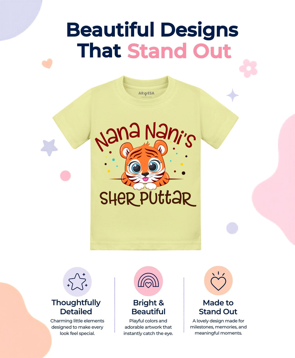 No | Nana Nani Sher Puttar - T-shirt