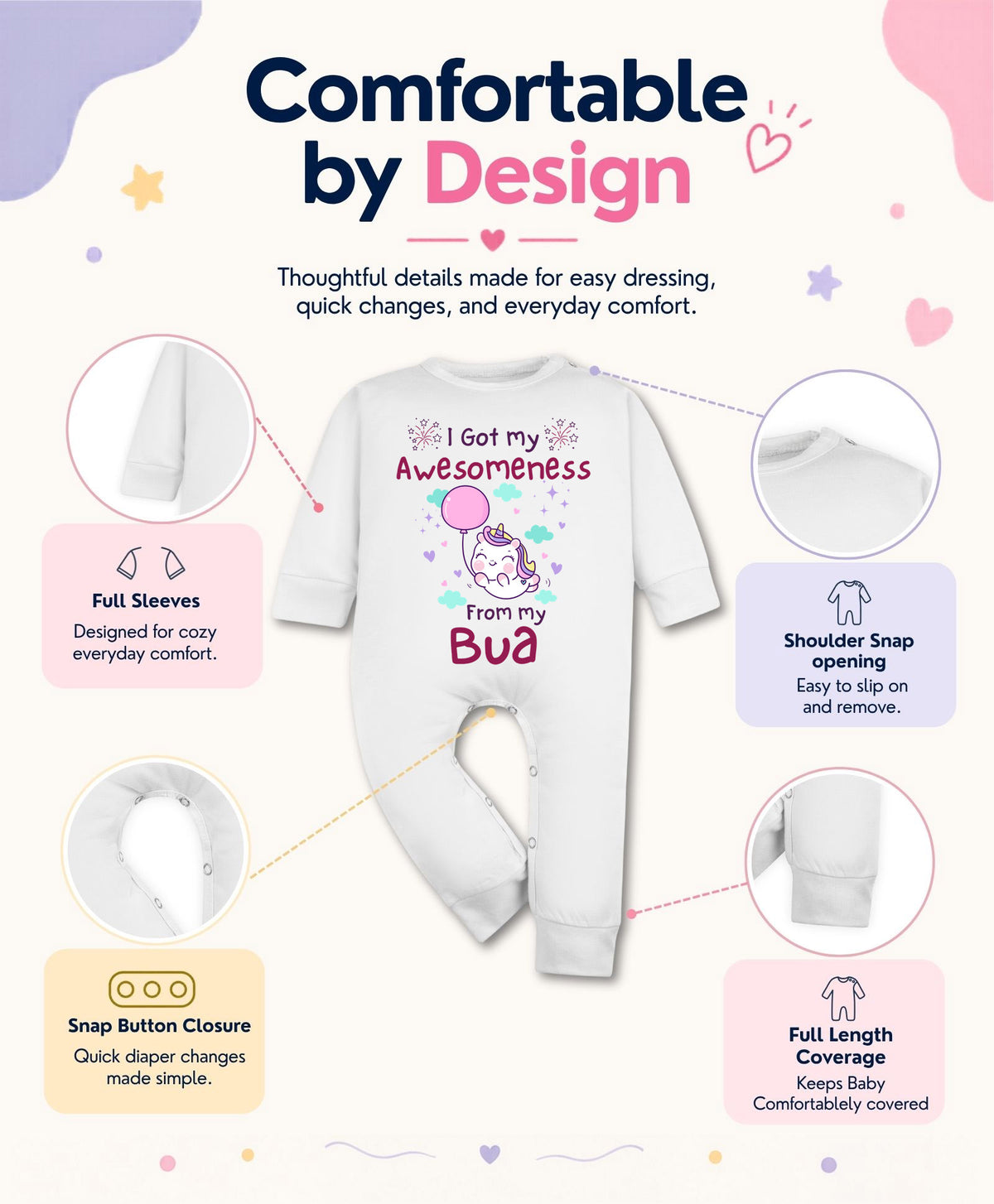 No | I Got Awesomeness From Bua - Jumpsuit