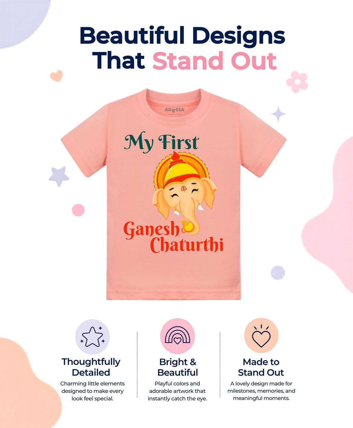 No | My First Ganesh Chaturthi - T-shirt