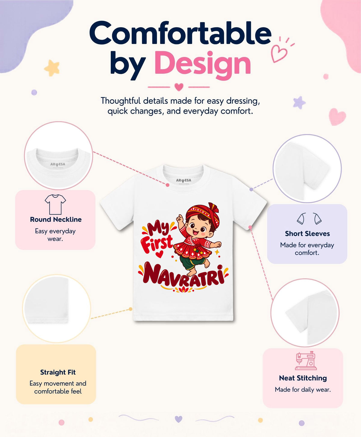 No | My First Navratri - T-shirt