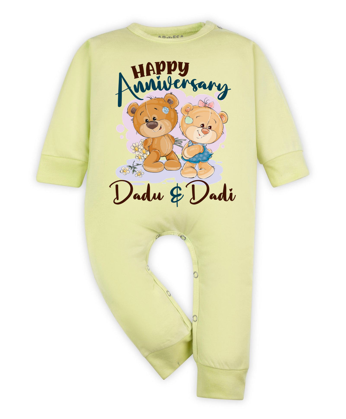 No | Happy Anniversay Dadu & Dadi Family Anniversary - Jumpsuit