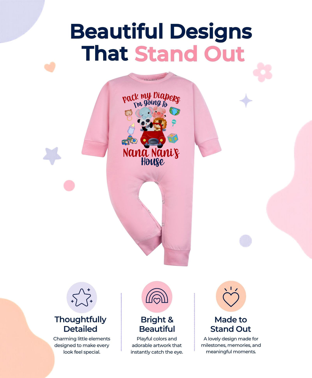 No | I Am Going To Nana Nani House - Jumpsuit