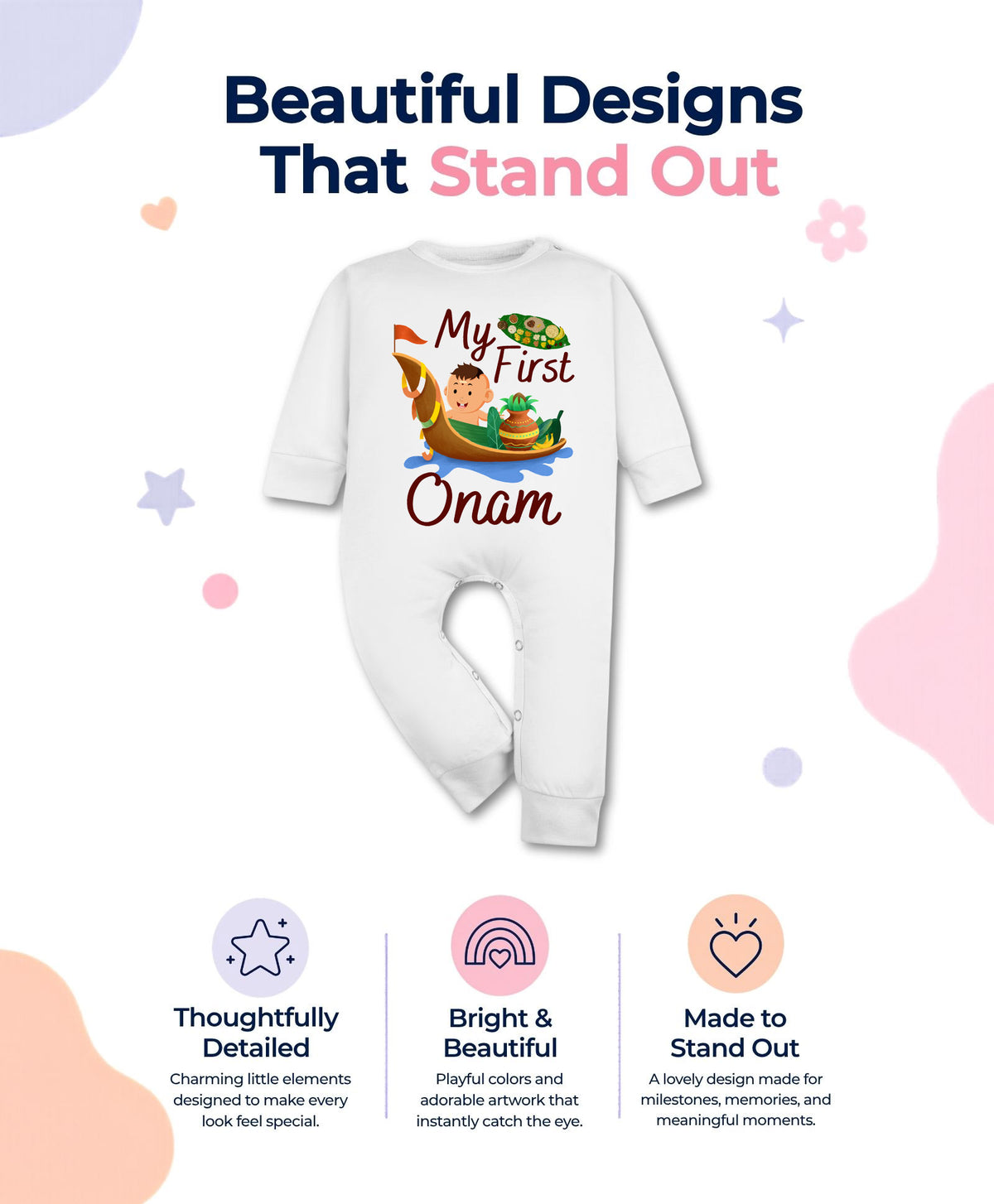 No | My First Onam - Jumpsuit