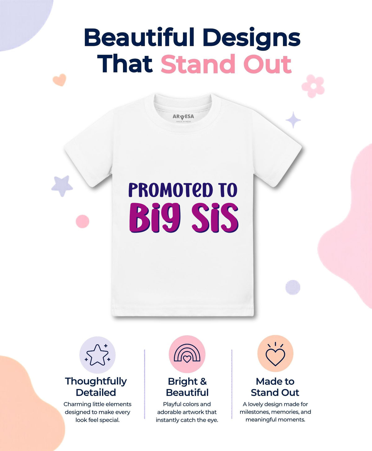 No | Promoted To Big Sis Sister - T-shirt