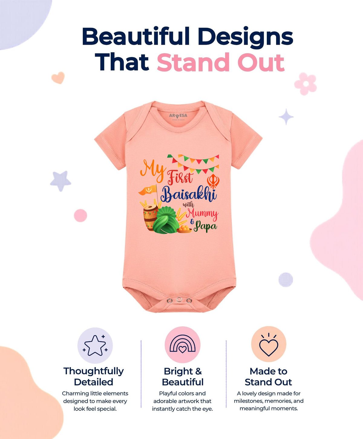 No | My First Baisakhi - Romper