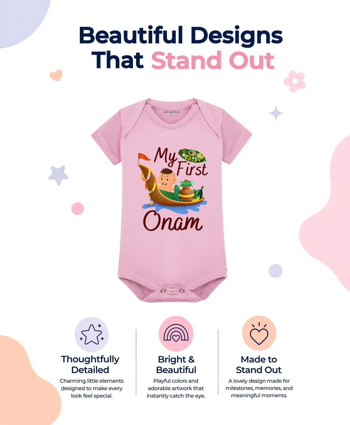 No | My First Onam - Romper
