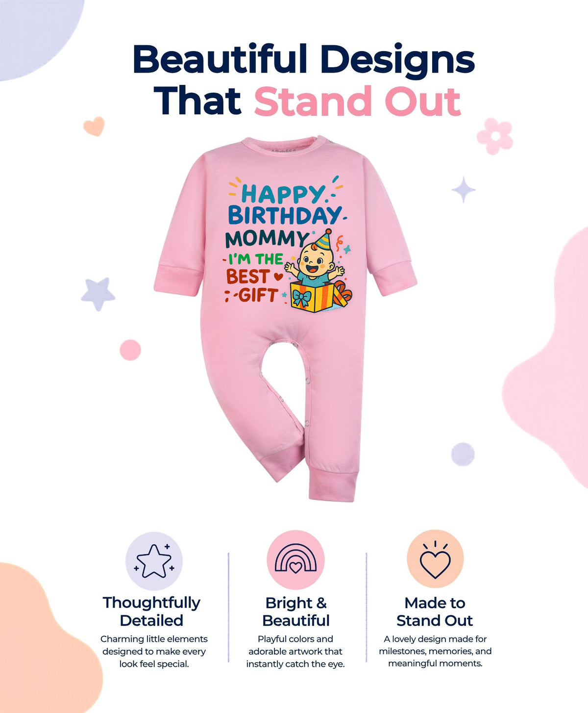 No | Happy Birthday Mommy I'm The Best Gift Mom Birthday - Jumpsuit