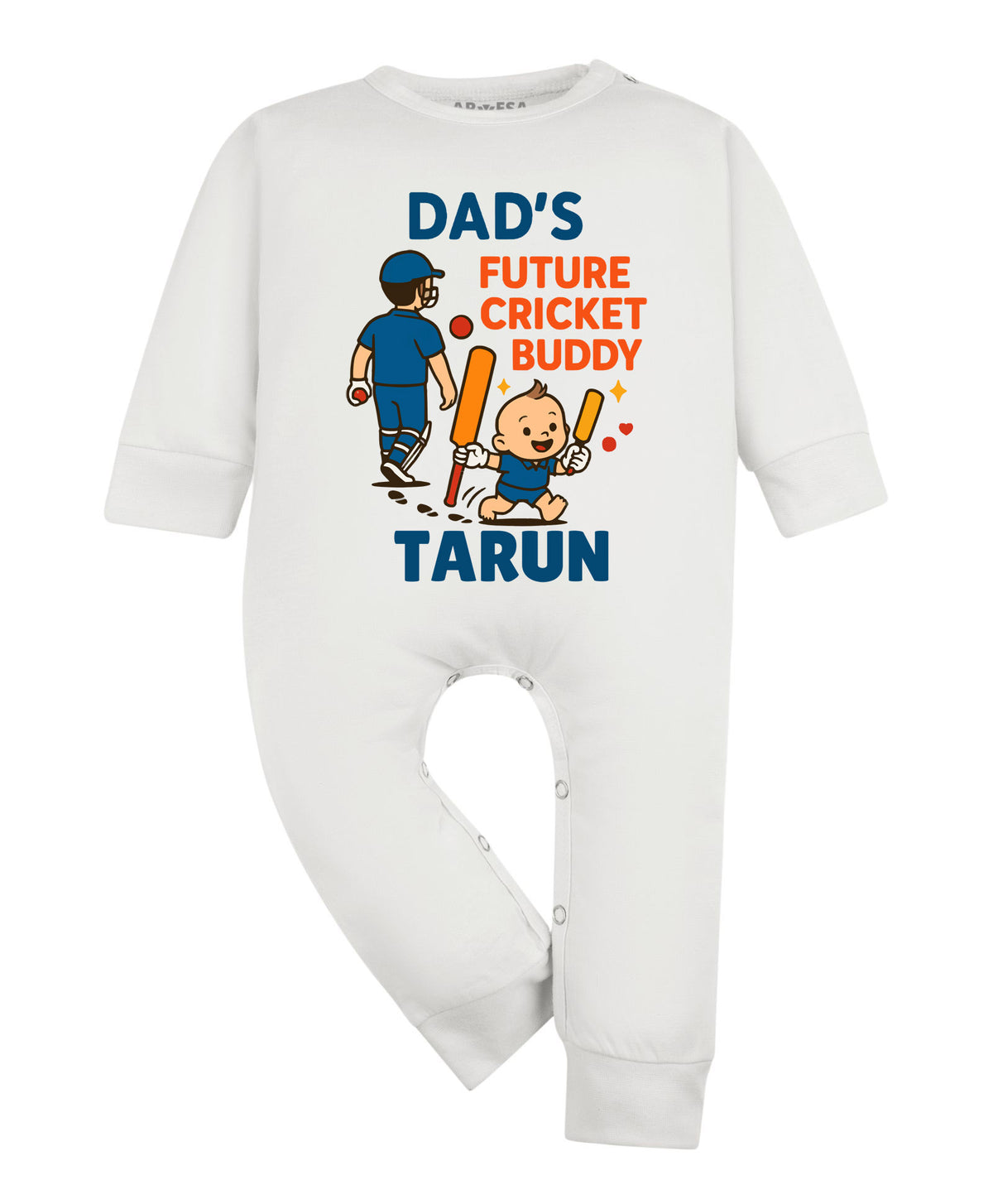 Yes | Dad's Future Cricket Buddy - Jumpsuit
