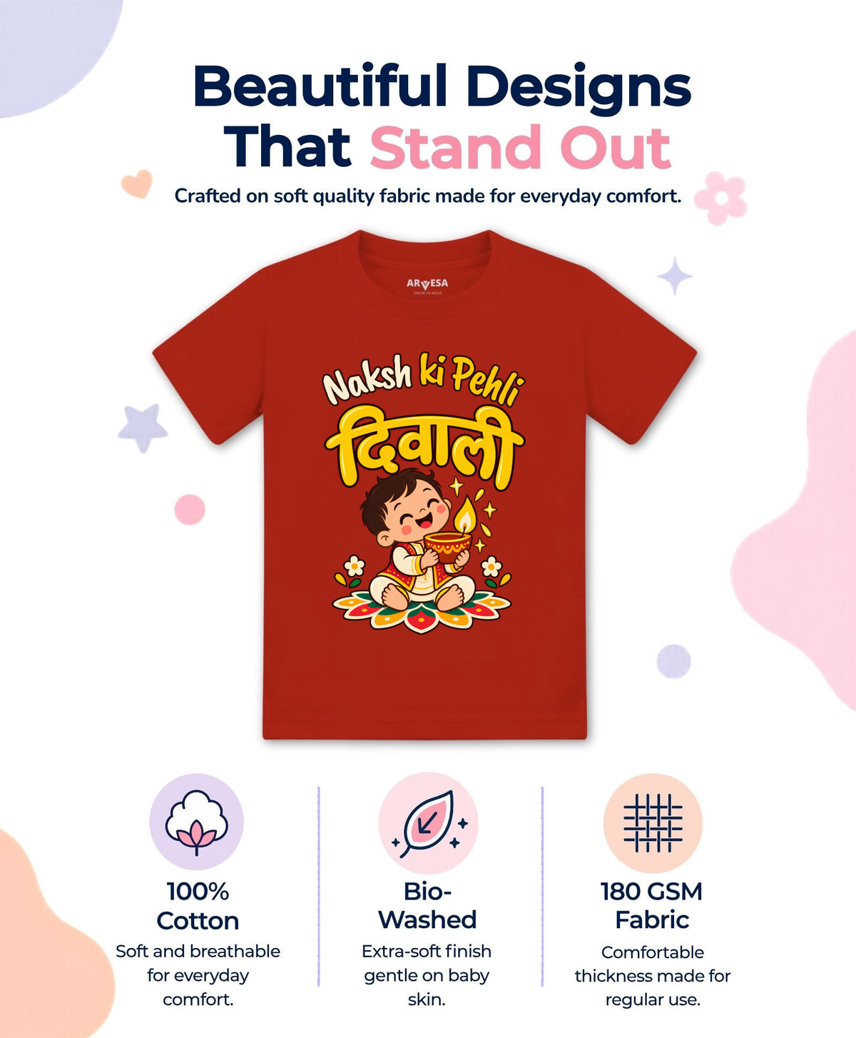 Yes | Meri Pehli Diwali - T-shirt