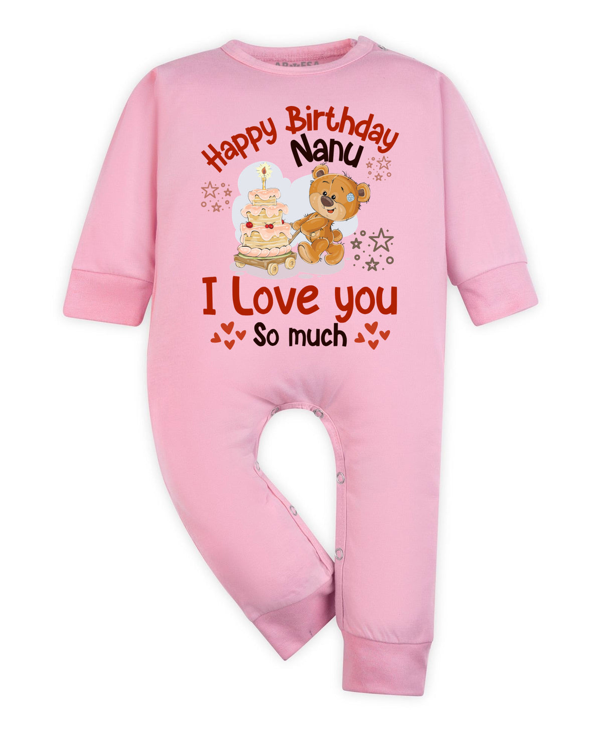 No | Happy Birthday Nanu Family Birthday - Jumpsuit