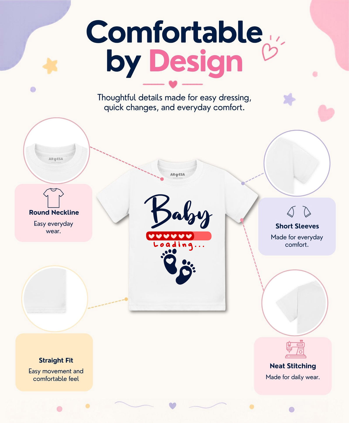 Baby Loading Pregnancy Announcement - T-shirt