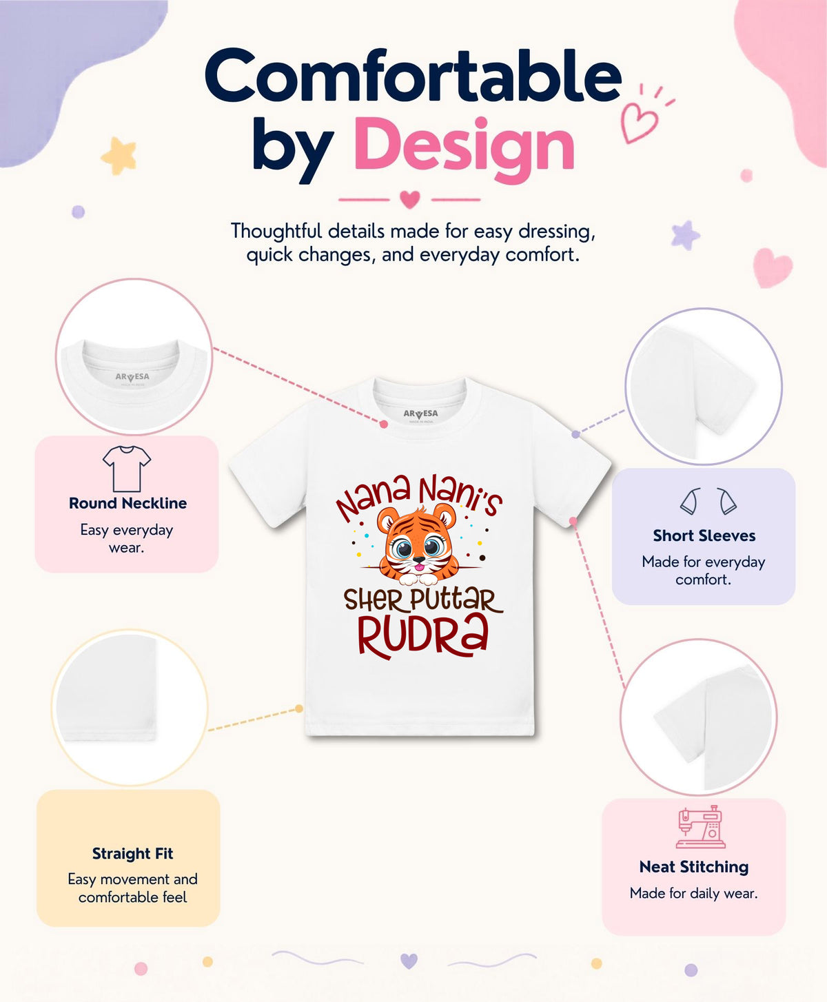 Yes | Nana Nani Sher Puttar - T-shirt