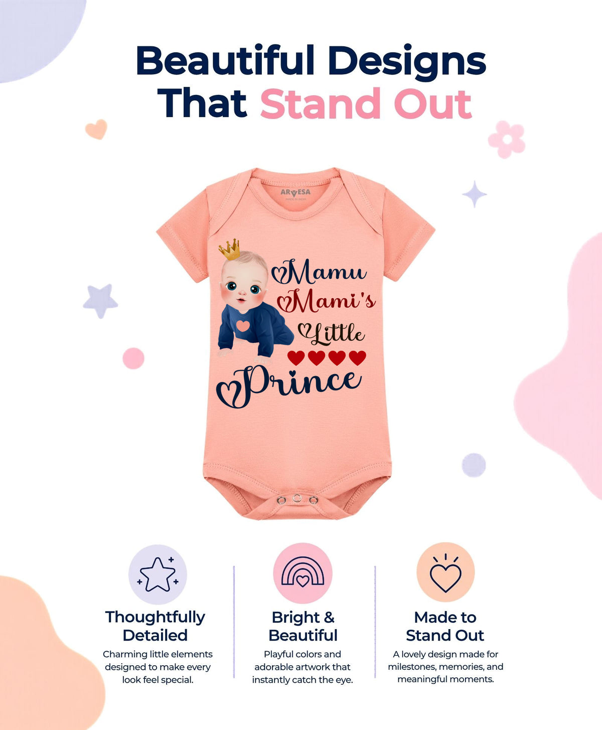 No | Mamu Mami'S Little Prince - Romper