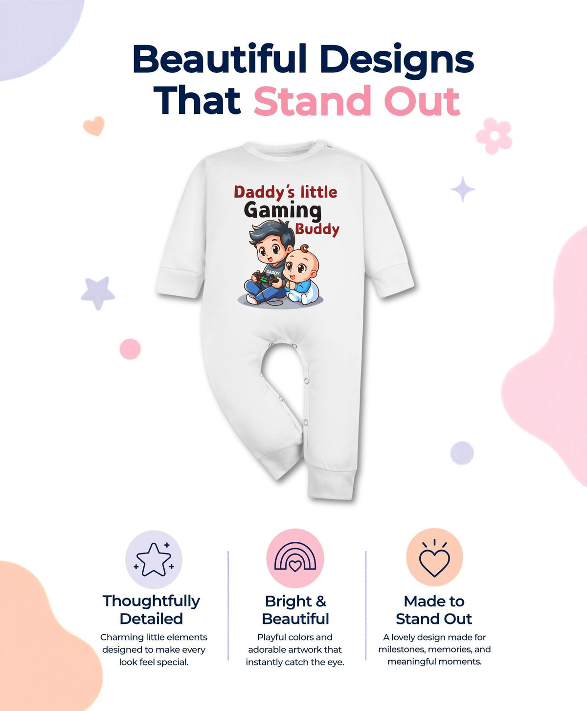 No | Daddy Little Gaming Buddy - Jumpsuit