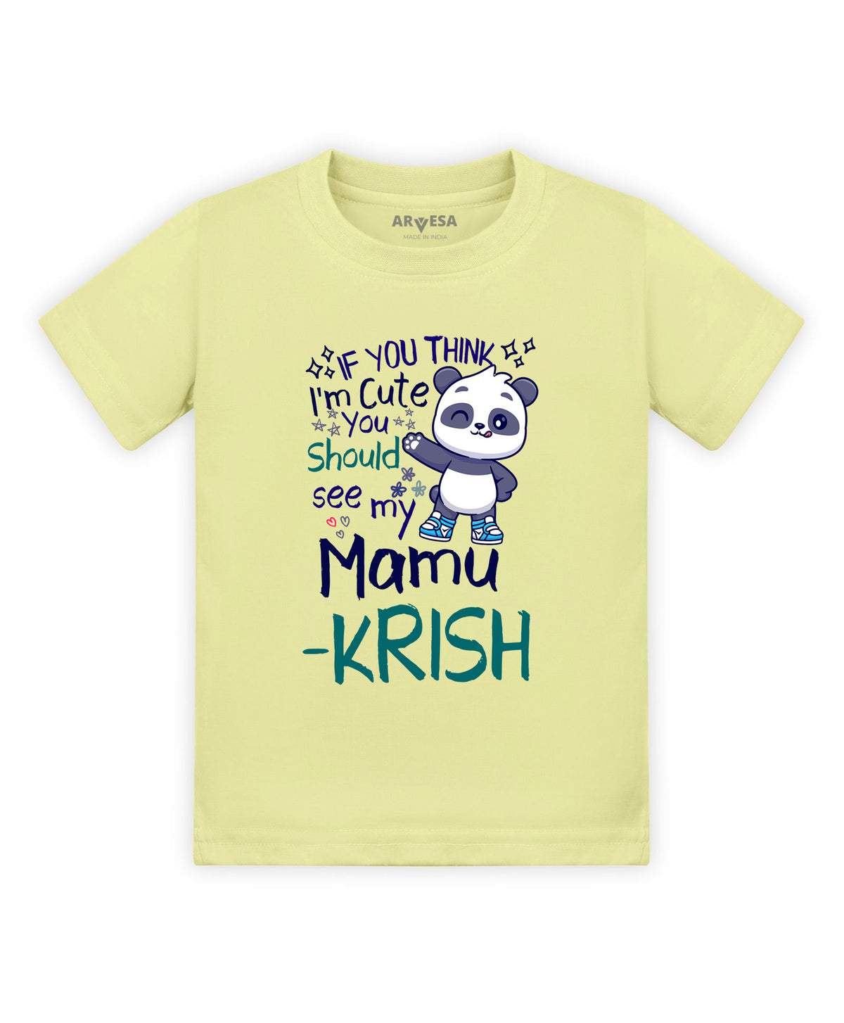 Yes | I Am Cute You Should See My Mamu - T-shirt
