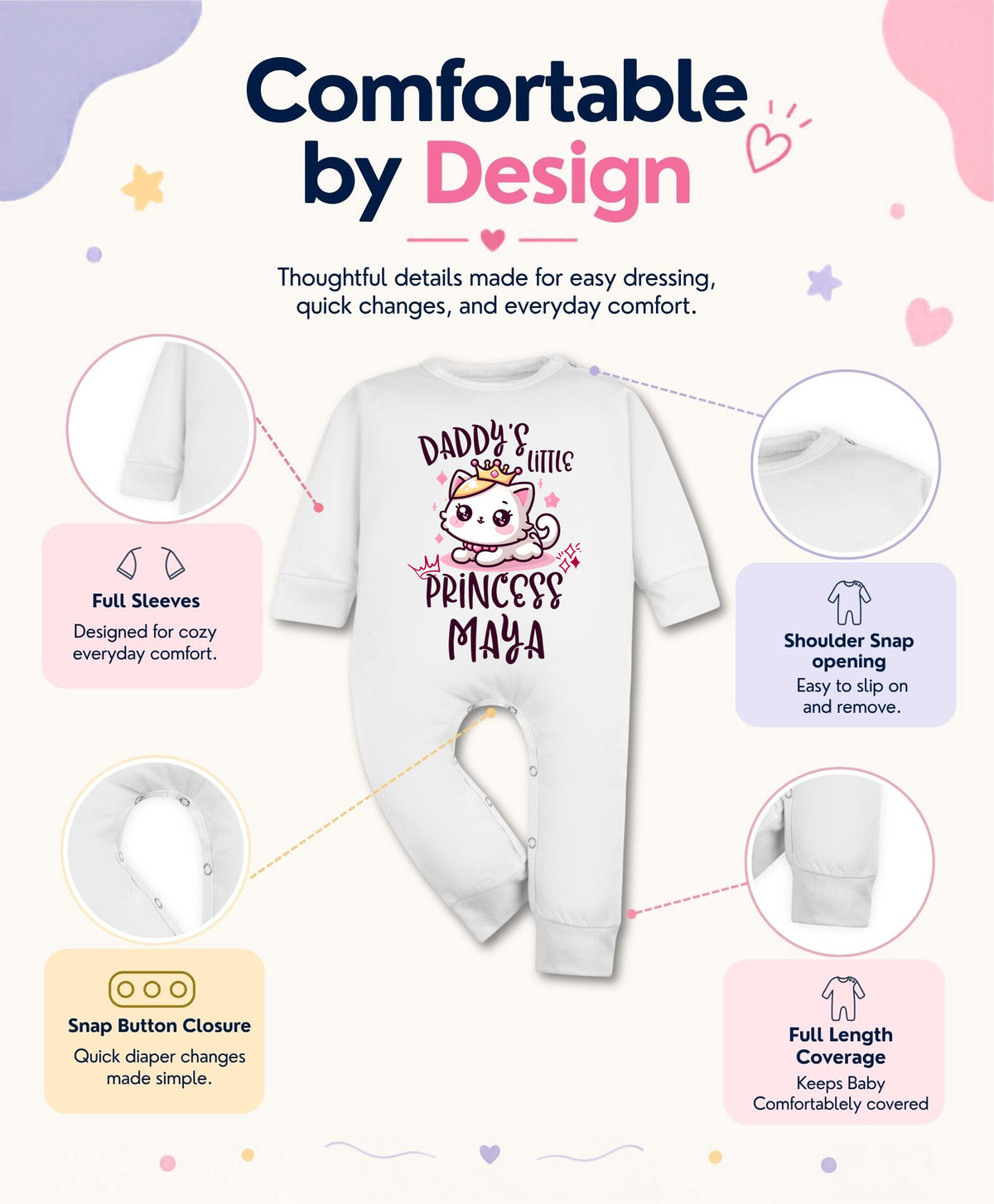 Yes | Daddy Little Princess - Jumpsuit