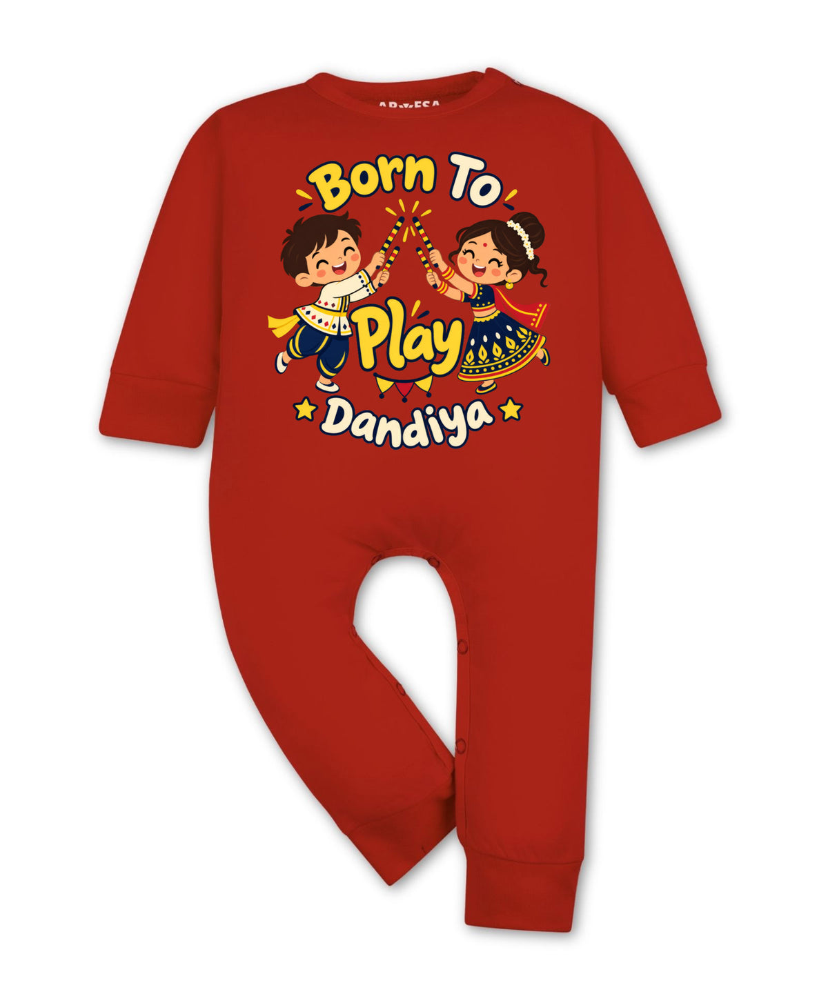 Born To Play Dandiya Navratri - Jumpsuit