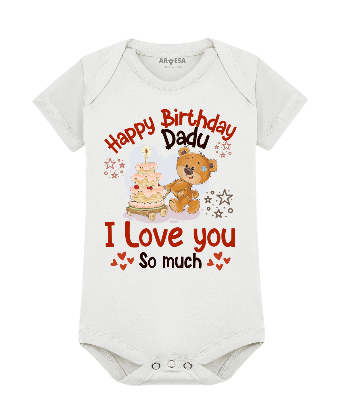 No | Happy Birthday Dadu Family Birthday - Romper