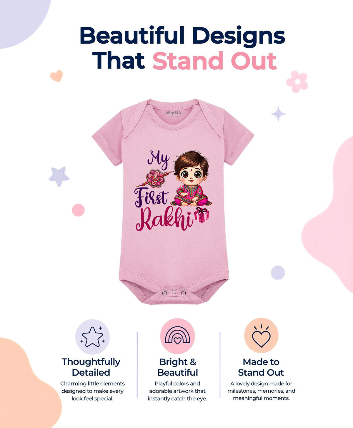 No | My First Rakhi - Romper