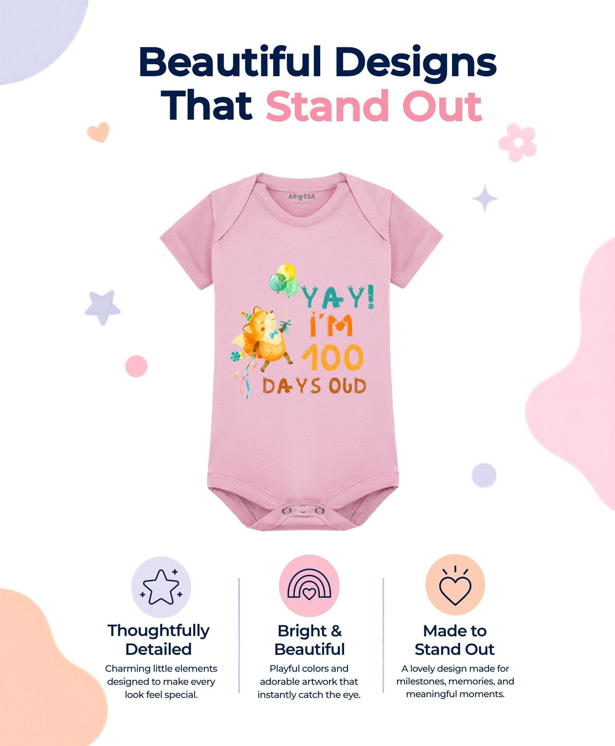 No | 100 Days Birthday - Romper