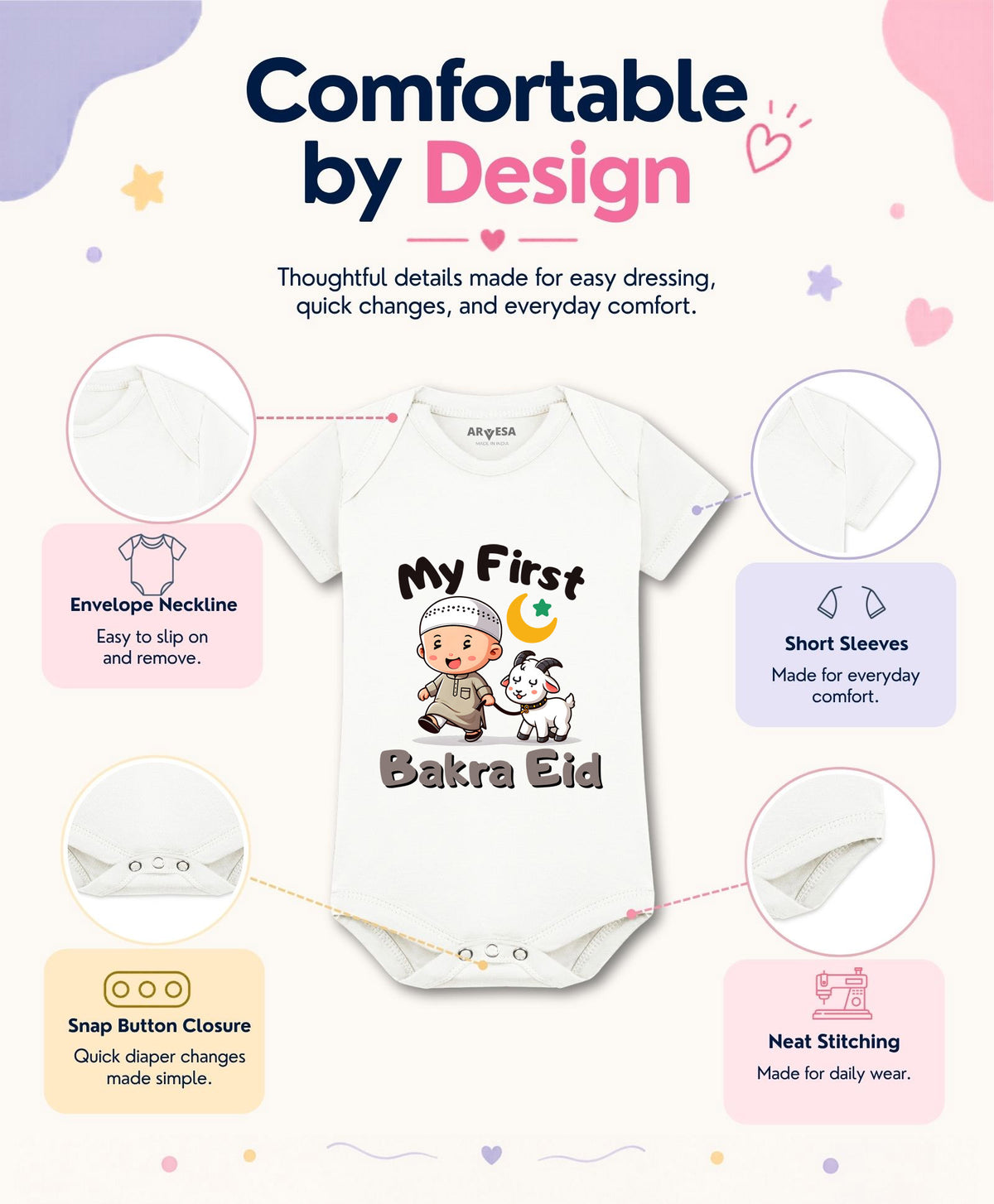 No | My First Eid - Romper