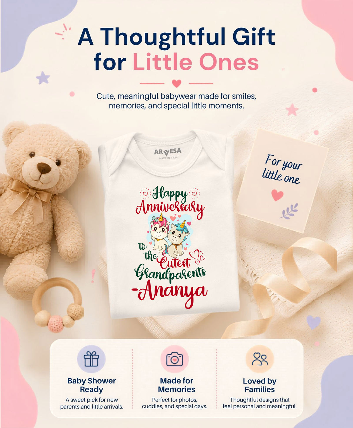 Yes | Happy Anniversay GrandParents Family Anniversary - Romper